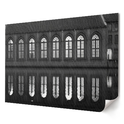 Tablou canvas modern Reflecții arhitecturale în alb și negru