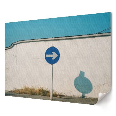 Poster stilat pentru living Drumul spre o destinație necunoscută