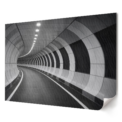 Tablou canvas modern Viraje în tunelul monocromatic