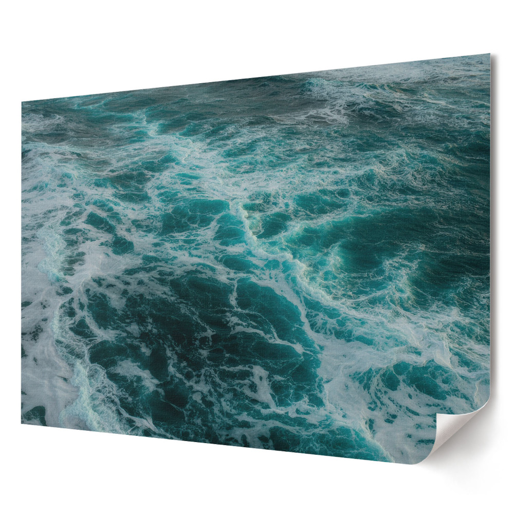 Poster de perete elegant Valuri oceanice în culori intense