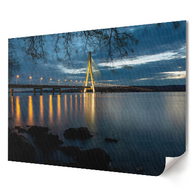 Tablou canvas modern Pod în reflexia luminii nopții