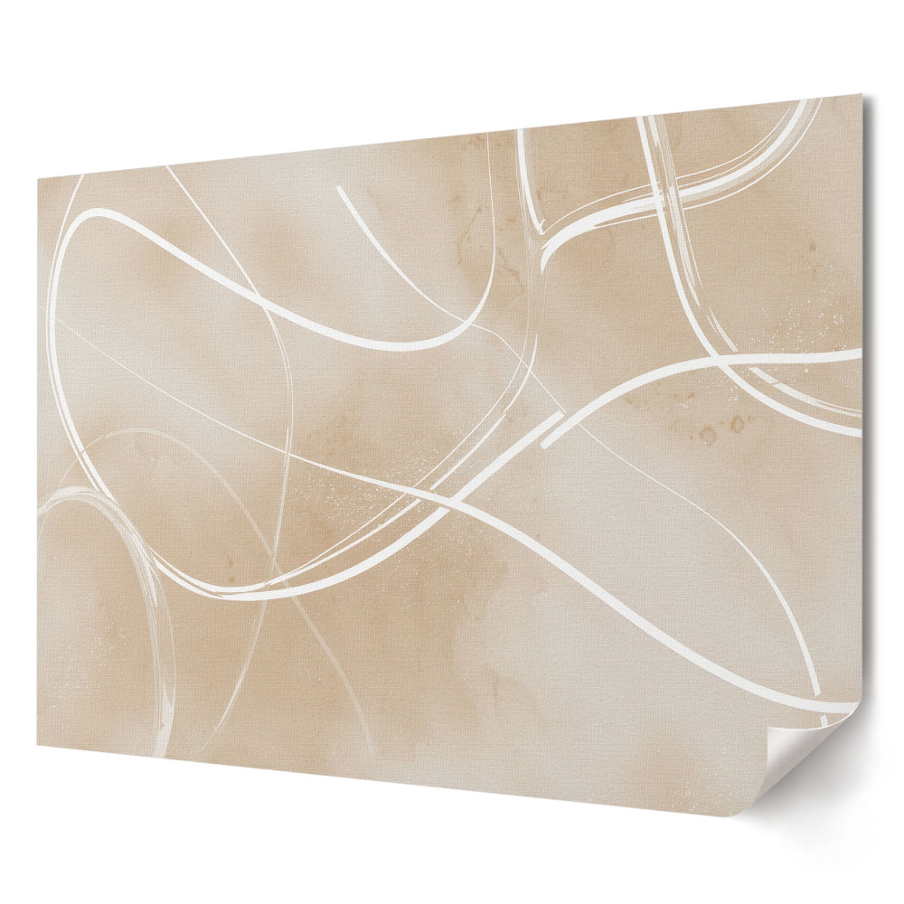 Tablou canvas modern O compoziție abstractă în nuanțe delicate
