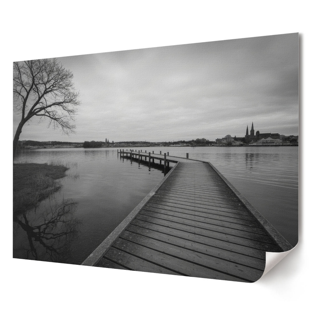 Tablou canvas modern Cale cețoasă peste apă