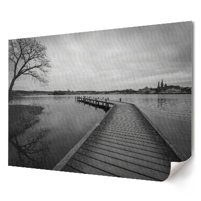 Tablou canvas modern Cale cețoasă peste apă