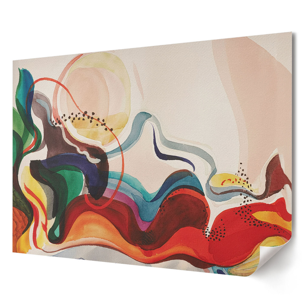Tablou canvas modern Abstracție colorată în mișcare
