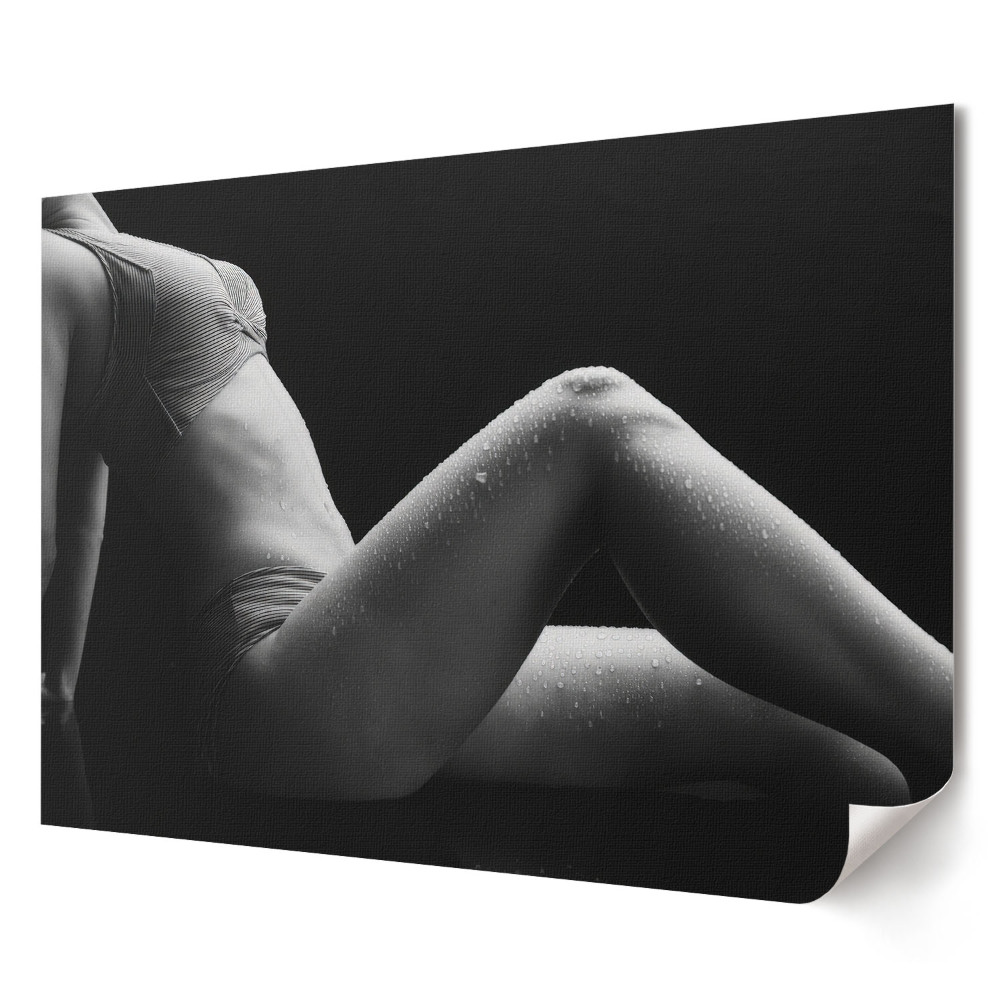 Poster de perete elegant Eleganță în alb și negru