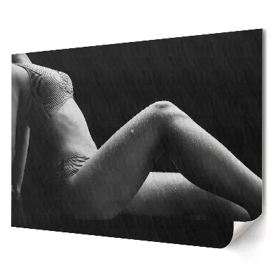 Poster de perete elegant cu design în alb și negru