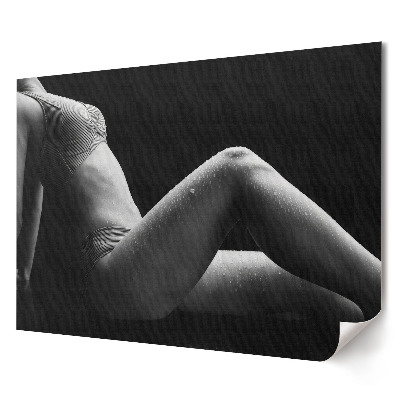 Poster de perete elegant Eleganță în alb și negru