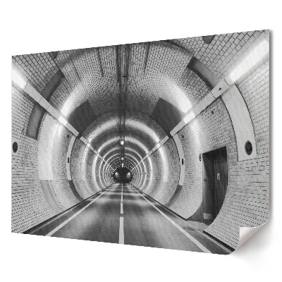 Poster de perete elegant Un tunel misterios în culori monocromatice