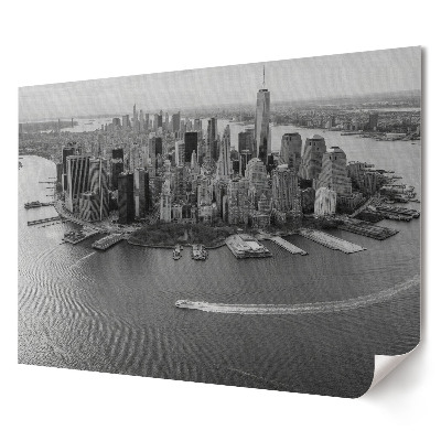 Poster de perete elegant New York-ul în alb și negru