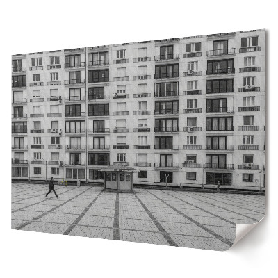 Poster de perete elegant Viața de zi cu zi în peisajul urban