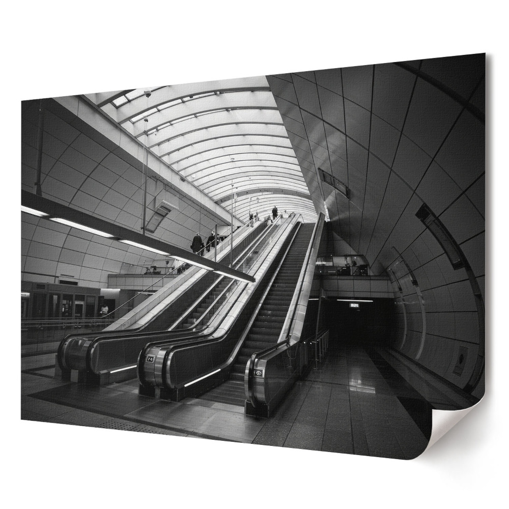 Tablou canvas modern Arhitectura modernă a stației de metrou