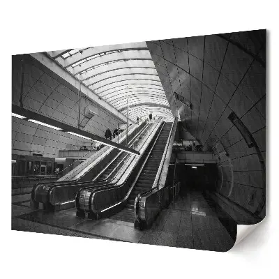 Tablou canvas modern cu arhitectură de stație de metrou