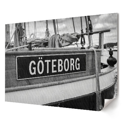 Poster de perete elegant O navă în portul Göteborg