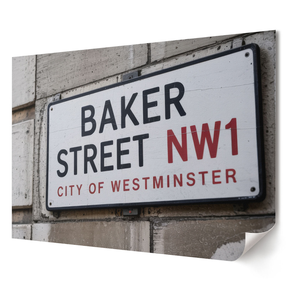 Poster de perete elegant Baker Street în Westminster