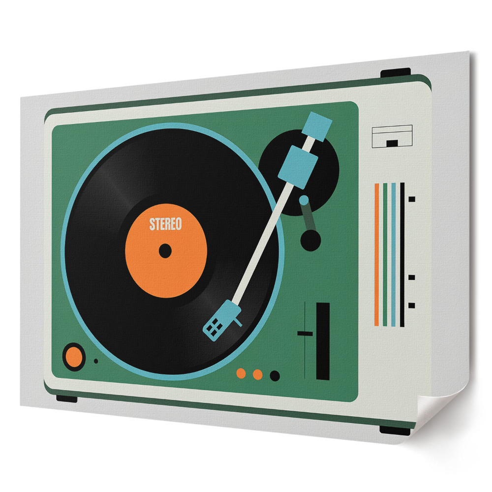 Poster de perete elegant Un platan elegant cu design retro