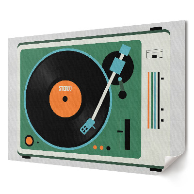 Poster de perete elegant Un platan elegant cu design retro