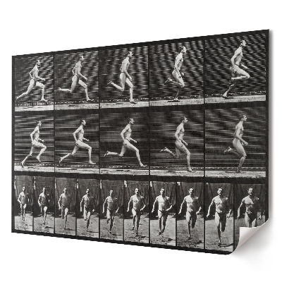 Poster stilat pentru living Evoluția alergării în fotografia secvențială