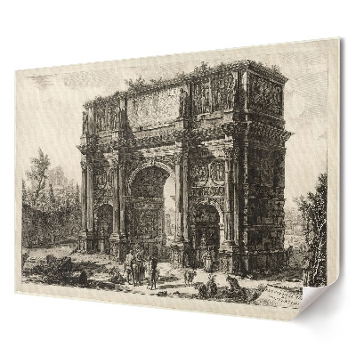 Poster stilat pentru living Un arc de triumf în stil clasic