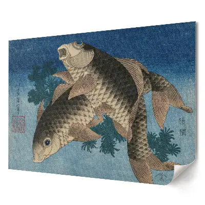 Poster de perete elegant cu crapi pe fundal de cer albastru
