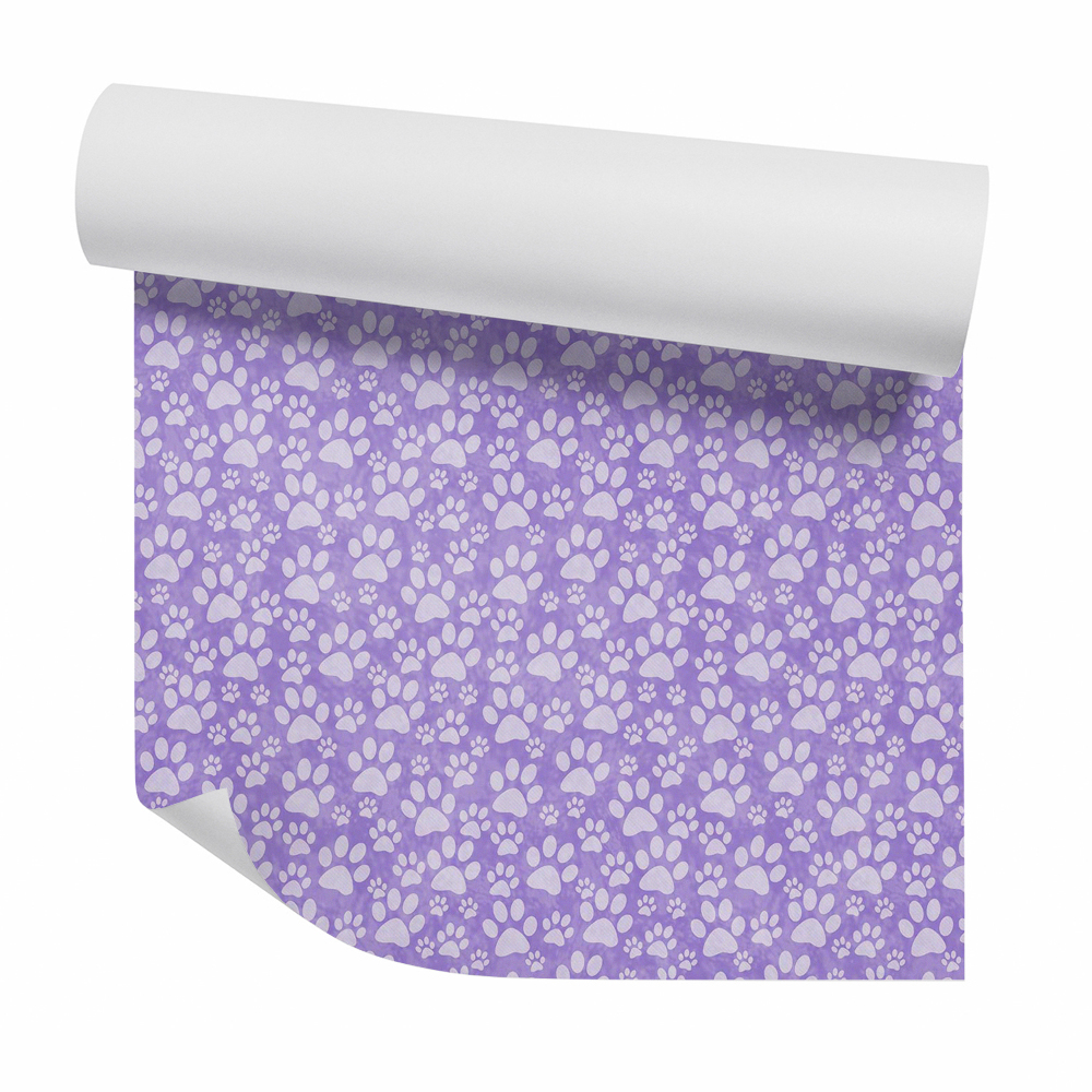 Tapet decorativ Reflecție violetă a labelor de câine