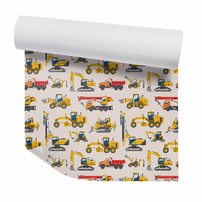 Tapet perete Jucării pentru mașini de construcții de vehicule