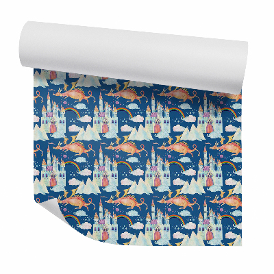 Tapet de perete Castel de basm și dragon