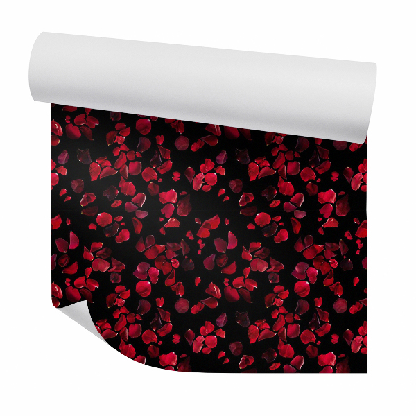 Tapet de perete Petale decorative de trandafir care cad