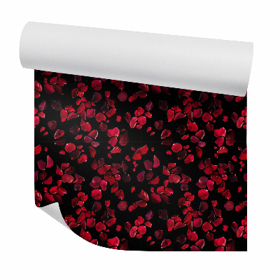 Tapet de perete Petale decorative de trandafir care cad