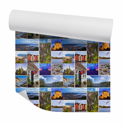 Tapet de perete Vederi frumoase asupra arhitecturii și peisajelor