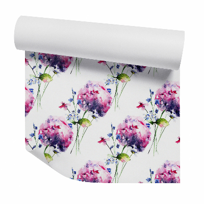 Tapet Abstracție acuarelă florală