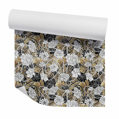 Tapet perete Schițe de abstractizare florală