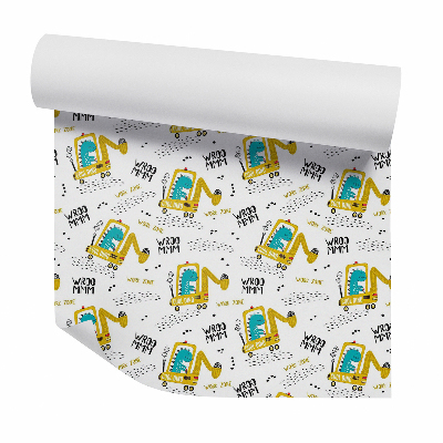 Tapet decorativ Clădire vesela dinozaur