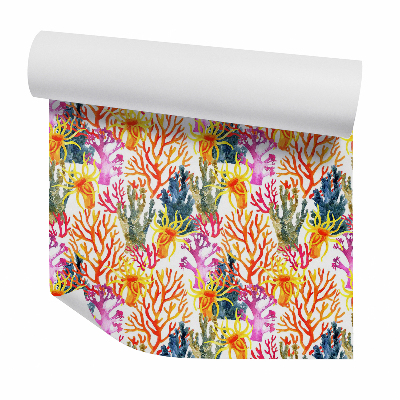 Tapet decorativ Abstracție subacvatică a recifului de corali