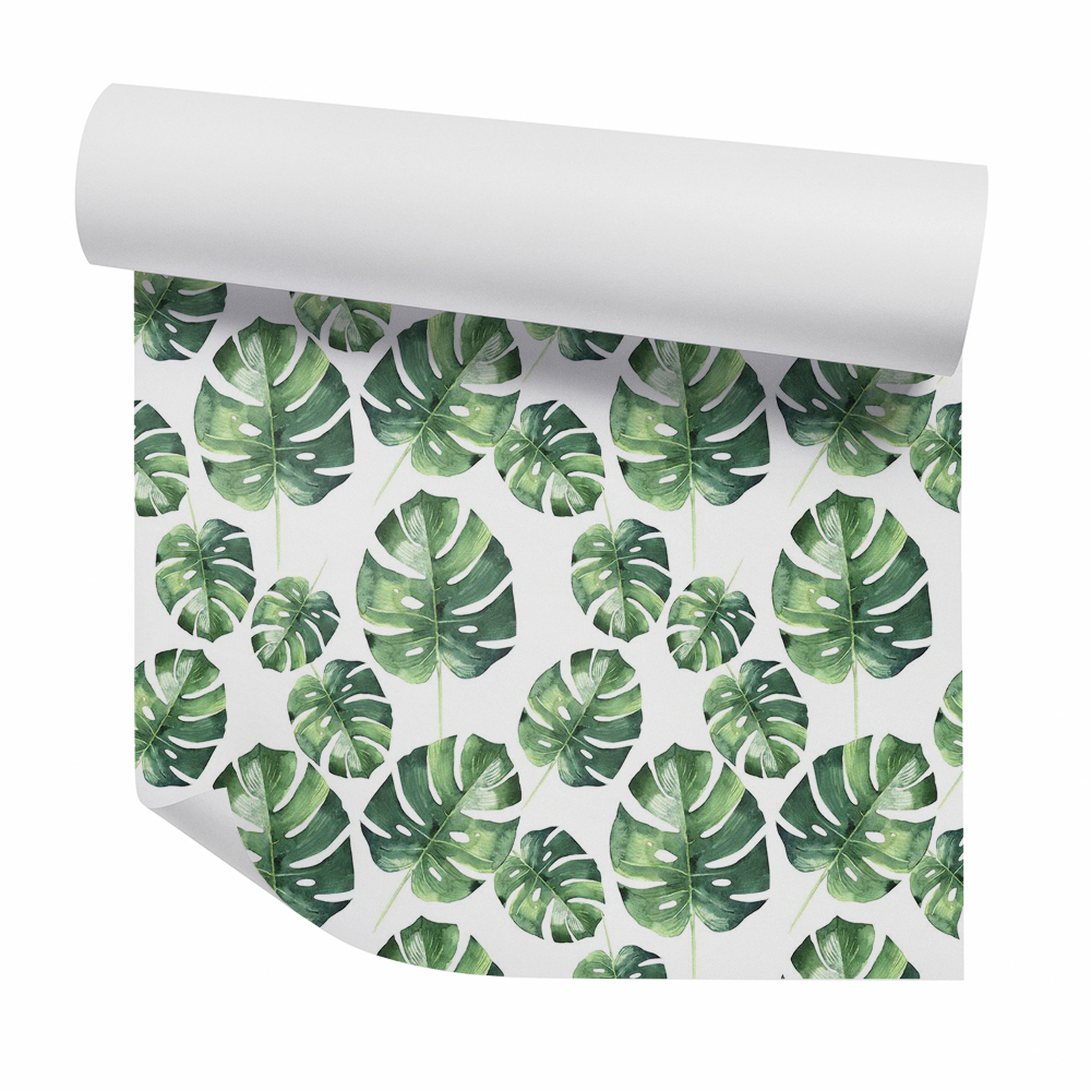 Tapet perete Frunze mari de Monstera