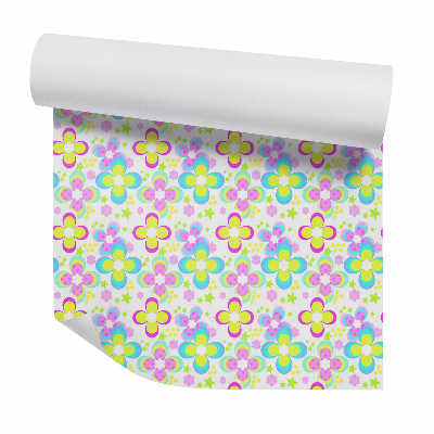 Tapet de perete Abstracția florilor colorate