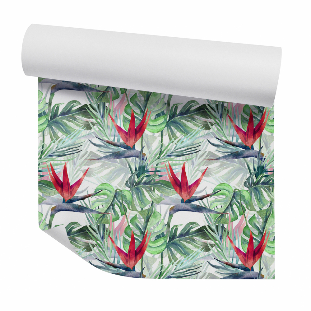 Tapet decorativ Flori decorative tropicale