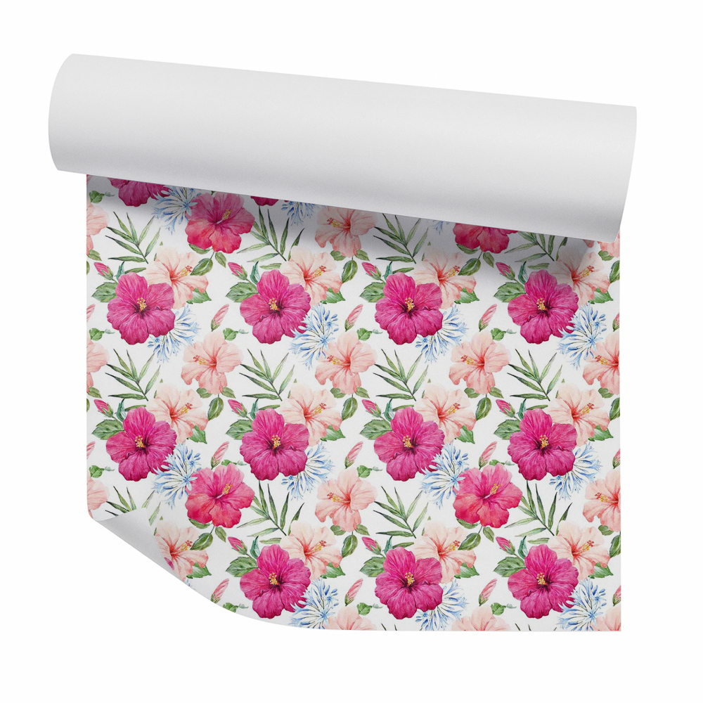 Tapet de perete Flori decorative de hibiscus