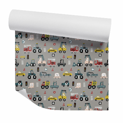 Tapet de perete Vehicule amuzante semne întunecate