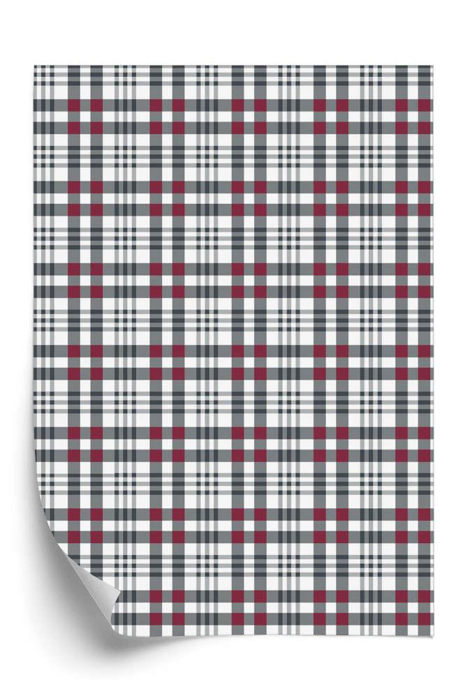 Tapet de perete Model tartan
