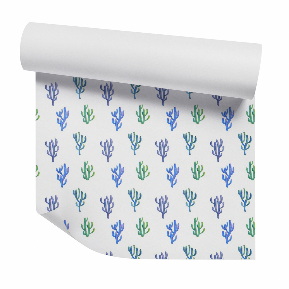 Tapet decorativ Model decorativ de cactusi colorați