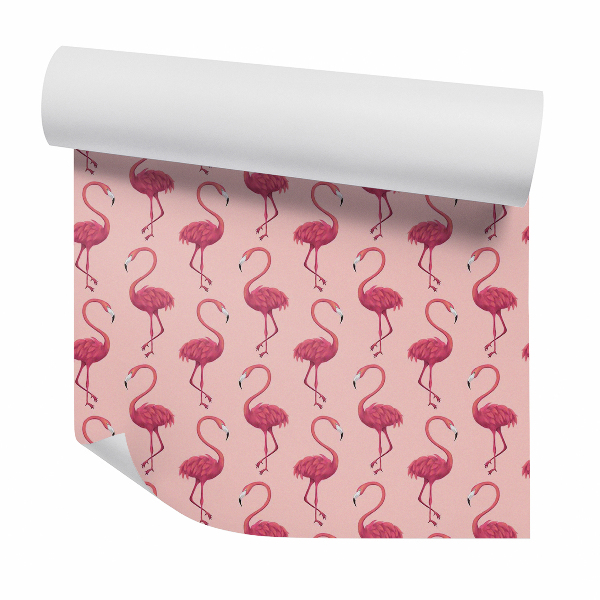 Tapet perete Flamingo decorativ roz