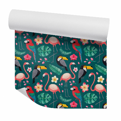 Tapet perete Păsări decorative exotice