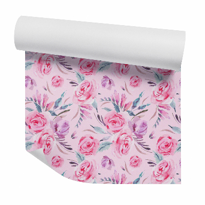 Tapet perete Trandafiri pastel, culori deschise