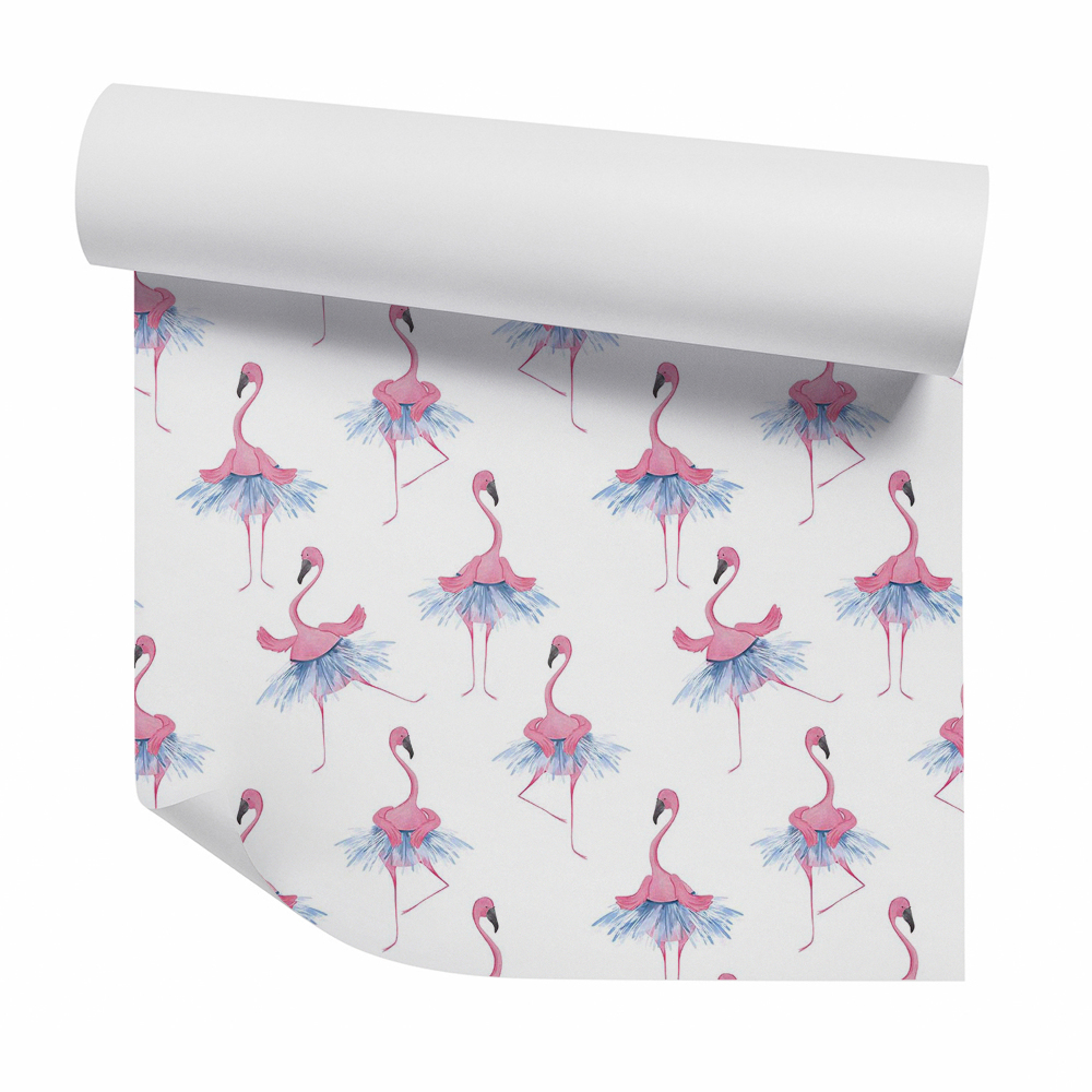 Tapet decorativ Flamingo de circ dansând