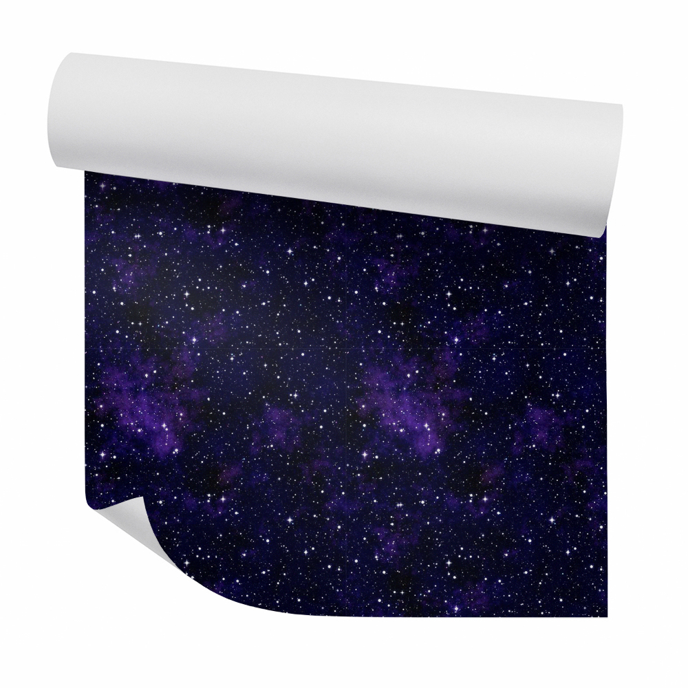 Tapet decorativ Stele violet din cosmos