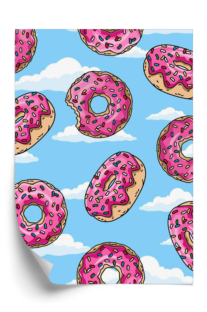 Tapet perete Gogoși cu glazură