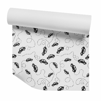 Tapet de perete Mașină pierdută alb-negru