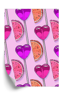 Tapet decorativ Acadele cu inimă