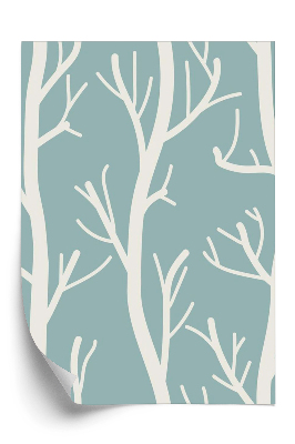 Tapet perete Fundal fără sudură de copaci